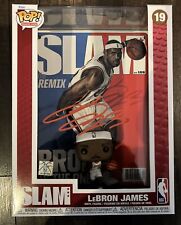 🔥 LEBRON JAMES SIGNED Cleveland Cavs Funko POP Magazine # 19 NBA Figure SLAM 🔥 picture