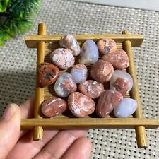 15pcNatural Colorful Pink Agate crystal Hand cut piece Reiki specimen Healing49g picture