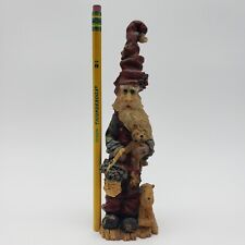 SANTA Humble Hobo Pencil Resin Figurine Jolly Old Elf Patches Bear Rocking Horse picture