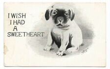 Dog Greeting Postcard c1910 WYOMING IL picture