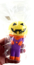 vtg 90s 2000s Halloween FOam Head Popper toy JOL pumpkin SEALED picture