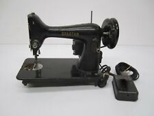 Vtg Singer Spartan 192K Compact Sewing Machine Simanco RFJ9-8 & Foot Pedal As Is picture