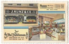 Louisville Kentucky KY ~ J.Kunz & Co. The Dutchman Delicatessen 1940's picture
