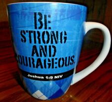 Stradivo LLC Coffee Mug 'Be Strong & Courageous' Joshua 1:9 NIV Christian    110 picture