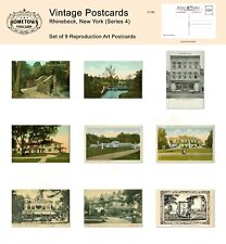 Rhinebeck, NY  (Series 4) Lot of 9 Rare  Antique Repro Postcards picture