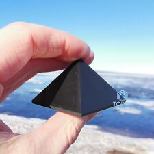 Shungite Crystal Pyramid Authentic shungite stone - Small Size - Tolvu picture