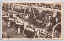 Chicago IL 1933 Worlds Fair Chevrolet Automobile Assembly Line General Motors PC picture