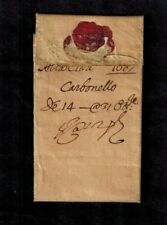 Corsini Correspondence Stampless Merchant Cover 1687 from La Ciotart to Italy picture
