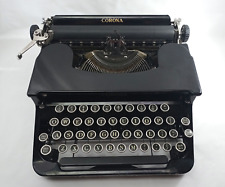 Kimo00 1935 Smith Corona Standard Portable Typewriter & Case picture