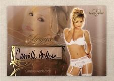 2013 Benchwarmer Hobby Camille Anderson Autograph Lingerie Card #44 Bench Warmer picture