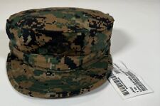 New USMC 8 Point Garrison Cover Cap Hat Woodland MARPAT Size Large picture