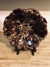 vintage Rare Jasba Mojolica Flower Shaped Footed Bowl. picture