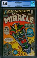 Mister Miracle #1 ⭐ CGC 8.0 ⭐ 1st Appearance of MR. MIRACLE & OBERON DC 1971 picture