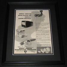 1949 General American Plastics ORIGINAL Framed Advertisement 11x14  picture