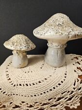 Vintage Made In Japan Pottery/ Ceramic Mushrooms picture