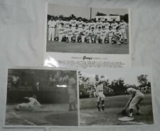 Vintage 1963 Autographed Photo of Peninsula Grays Baseball Team + 2 others picture