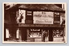 Foreign RPPC London Old Curiosity Shop Photo  Postcard 3b picture