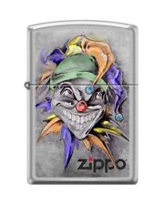 Zippo 82048 clown creepy zippo joker jester evil Lighter picture
