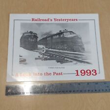1993 Railroad's Yesteryears Calendar M&O GM&O IC crew engine diesel shops wreck picture