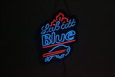 Buffalo Bills Labatt Blue Vivid LED Neon Light Sign Lamp Cute Super Bright 10