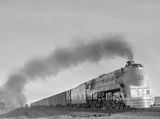 Santa Fe Steam Locomotive Blue Goose #3460 Photo Great Plains railroad train picture