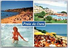 Postcard Portugal Albufeira Praia da Oura Beach Multiview Algarve picture