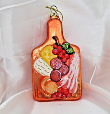 cheese board charcuterie ornament food foodie appetizer Glass picture