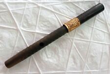 Antique Black Hard Rubber 14k Gold Nib Match Filler Fountain Pen (RARE) picture