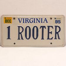 Vintage 1995 Virginia Vanity License Plate Tag 