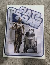 Vintage 1977 Star Wars Iron-On Transfer C-3PO R2-D2  picture