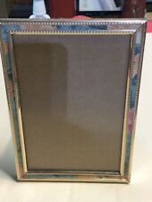 Vintage Metal Picture Frame 5” X 7” Multicolored picture