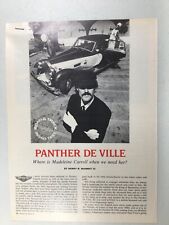 PPPArt60 Article Road Test Panther De Ville October 1975 3 page picture