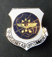 Military Airlift Air Lift Command Air Force Hat Jacket Lapel Pin USAF 1 inch picture