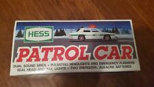 1993 Hess Truck PATROL CAR - New in the Original Box  picture