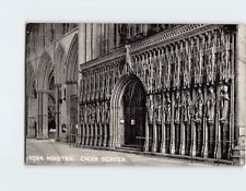 Postcard Choir Screen York Minster York England picture