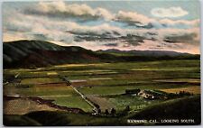 Banning CA-California, Looking South Riverside Mountains Aerial View, Postcard picture