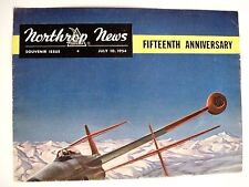 Vintage 1954 Northrop News Newsletter -Souvenir Issue 