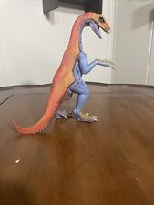 Schleich 2013 Red Blue Therizinosaurus Dinosaur Figure Claws D-73527 picture