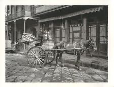 SCHOENDORF DAIRY DELIVERY CART 1890 HOTEL RESTAURANT LOUISIANE NEW ORLEANS PHOTO picture