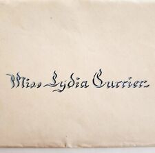 Wedding Invitation 1889 Victorian Embossed Card Original Envelope Ohio PCBG5E picture