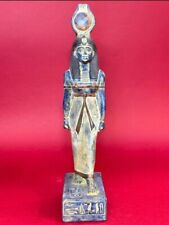 RARE Antique Egyptian ISIS Statue Ancient God Lord Stone Unique Pharaonic BC picture