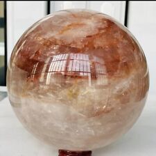 3680g Natural red gum flower ball quartz crystal energy reiki healing picture