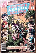 1983 JUSTICE LEAGUE OF AMERICA FEB #223  BATTLE WITH BEAST-MEN  DC COMICS  Z3242 picture
