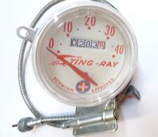 VINTAGE EARLY SCHWINN STINGRAY SPEEDOMETER COMPLETE picture