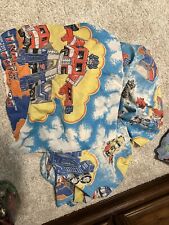 Transformers Cartoon Vintage Twin Bed Sheet Set - 3 Piece Dated 1984 Performance picture