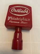 Vintage Red Ortlieb's Philadelphia's  Beer Tap handle Bakelite? picture