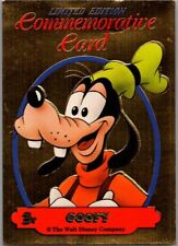 1992 Dynamic Disney Classics Goofy Gold Commemorative Card limited Edition #3 picture