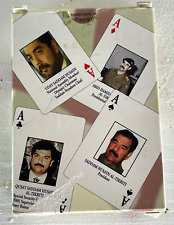 Iraqi Most Wanted Playing Cards Desert Storm complete deck picture