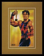 Avengers Wonder Man 1993 Framed 11x14 Marvel Masterpieces Poster Display  picture