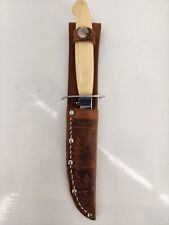 Vintage Camco Small Hunting Knife Fixed Blade w/Sheath U.S.A picture